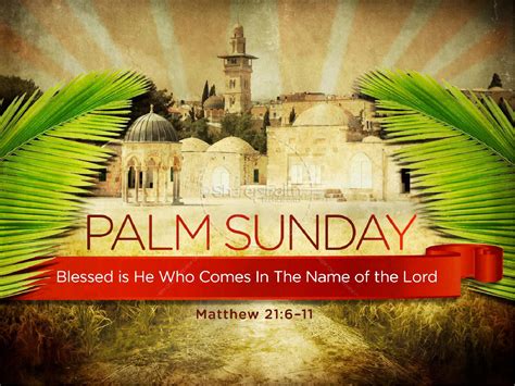 ShareFaith Media » Palm Sunday Bible Sermon PowerPoint - ShareFaith Media