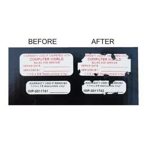 Security Labels - Warranty Void Labels Manufacturer from Thane