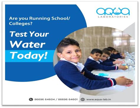 Water Testing, Analysis Lab Services For Schools, Colleges, Drinking