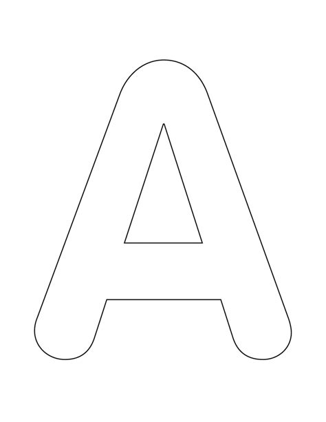 O Alphabet Outline