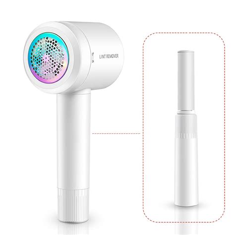 Fabric Shaver Rechargeable, Kenpiko Lint Remover Shaver with Hidden ...