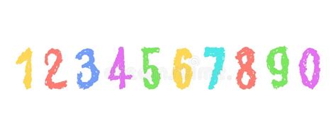 Image result for Colorful Numbers 0-9