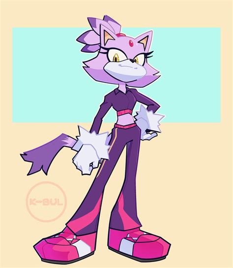 blaze the cat (sonic) drawn by yurnsfw | Danbooru