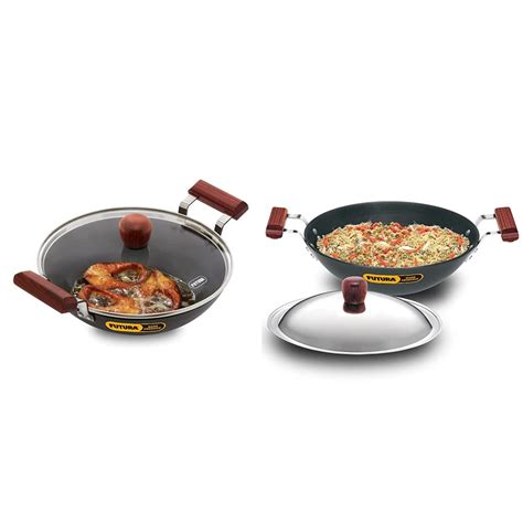 Buy Hawkins Futura Hard Anodised Aluminium Deep Fry Pan, 2.5 litres ...