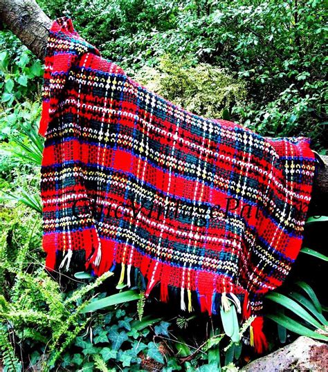 Royal Stewart Tartan Afghan Pattern, Scottish Tartan Crochet Rug ...