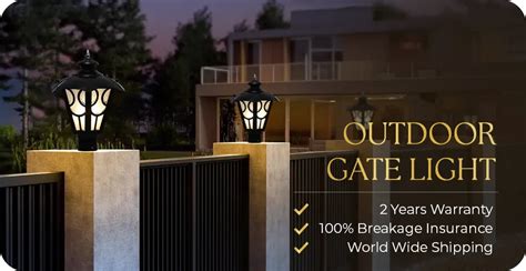 Buy Gate Lights & Gate Lamps At Best Price - Harold Electricals