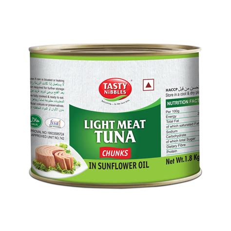 Light Meat Tuna Chunks In Sunflower Oil 1800g – Tasty Nibbles