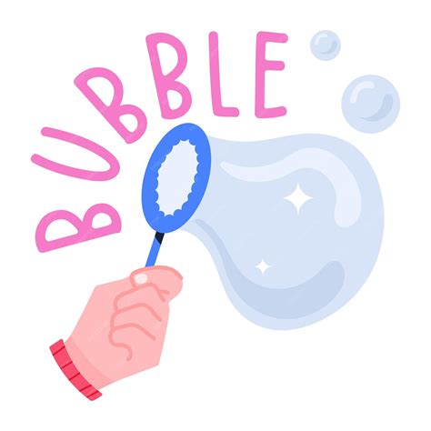 Bubble Wand With Bubbles Clip Art