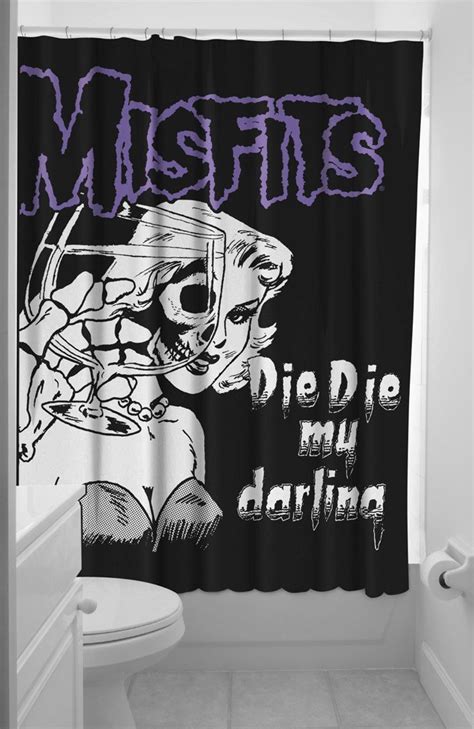 Sourpuss Misfits Darling Shower Curtain : Amazon.in: Home & Kitchen