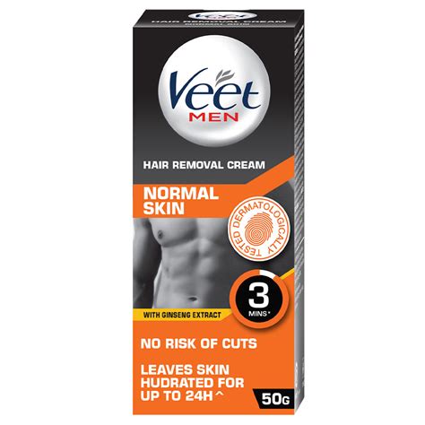 Buy Veet Men Hair Removal Cream for Normal Skin, 50 gm | 19 Minutes ...