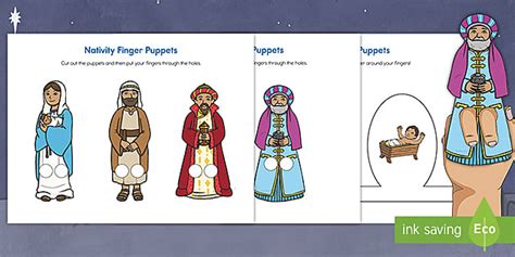 Nativity Finger Puppets | Christian Education Resource
