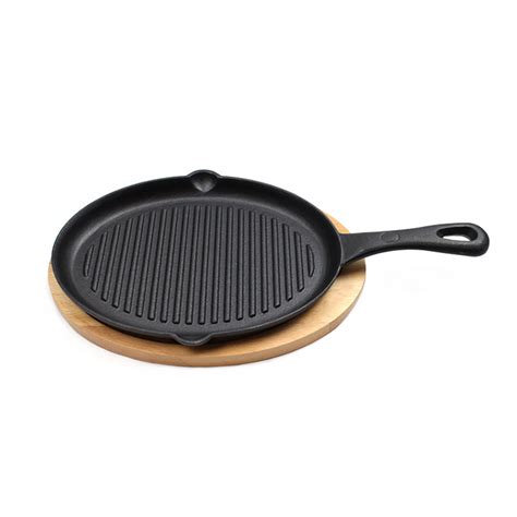 Pre-seasoned Cast Iron Skillet Set 2-Piece Set - Sizzling Plates With ...