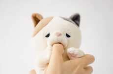 Robotic Touch-Responsive Cats : robotic cat