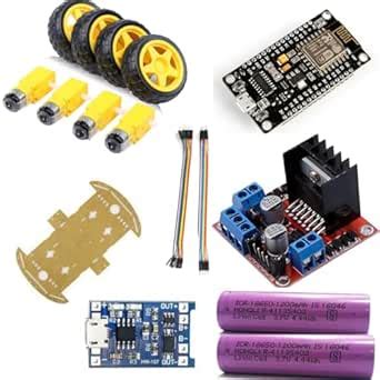 E Idea Robotics- robot kit NODMCU ESP8266,moter driver 298d,bo moter ...