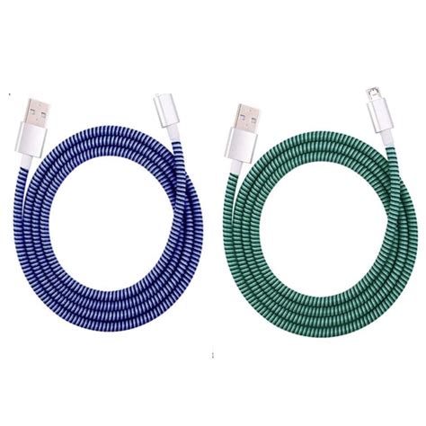 Inefable (Set of 2) Multicoloured Protection Spiral Cable & Wire ...