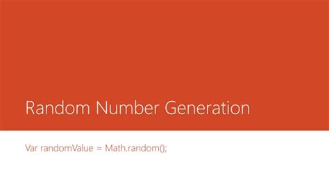Random Number Generation 的图像结果