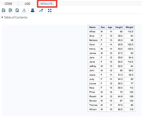 Proc SQL 的图像结果