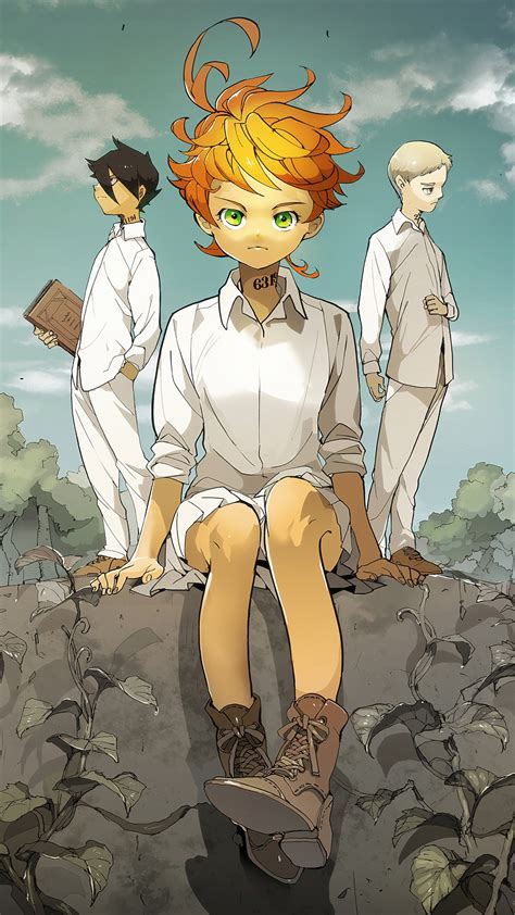 the promised neverland, emma, ray, norman, 4k, HD Wallpaper | Rare Gallery