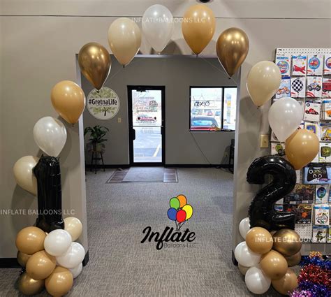 Small Stacks + Pearl Arch – Inflate Balloons