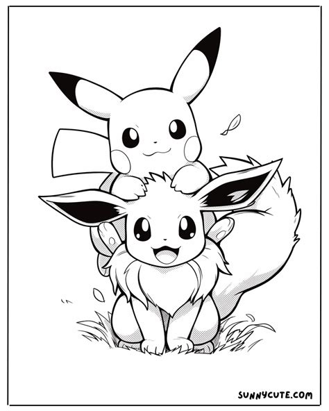 Eevee Pokemon Coloring Pages Pokemon Coloring Pages Eevee Tiny Pokemon