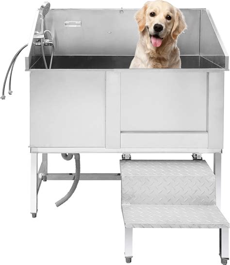 FORIVE Large Stainless Steel Dog Grooming Bath Tub with India | Ubuy