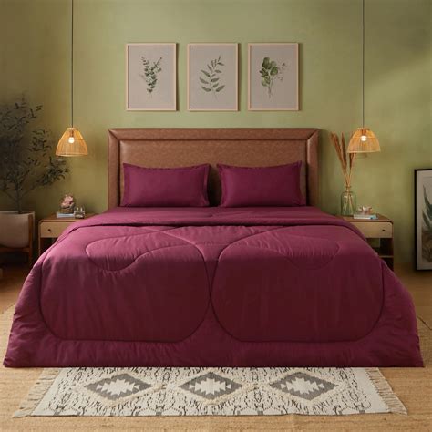 Buy Paleto | Everyday Hues Cotton Solid Dyed 240GSM Comforter for Extra ...