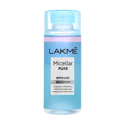 Buy Lakme Micellar Pure Biphasic Makeup Remover, 100 ml | 19 Minutes ...