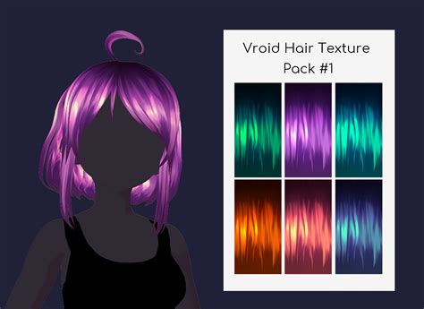 Vroid Studio Hair Texture Pack - Etsy