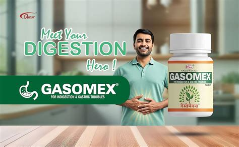 Buy Amar Pharma Gasomex gas relief tablet ayurvedic medicine, No Fart ...