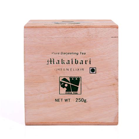 Makaibari Green Exhilir Wooden Box – AJANTA TEA