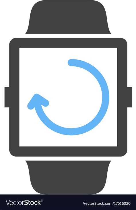 Watch sync Royalty Free Vector Image - VectorStock
