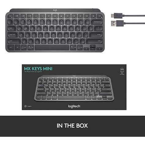 Logitech MX Keys Mini Graphite Minimalist Wireless Keyboard Best Price ...