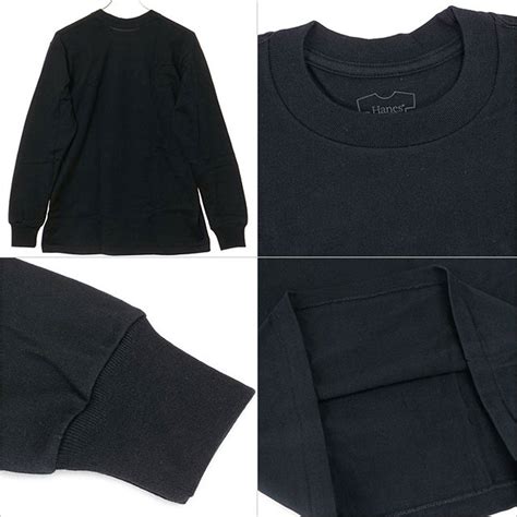 ヘインズ Hanes 1P Hanes T-SHIRTS KURO ブラック BLACK [HM4-C201] （BLACK） -靴 ...