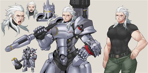 reinhardt (overwatch and 1 more) drawn by exaxuxer | Danbooru