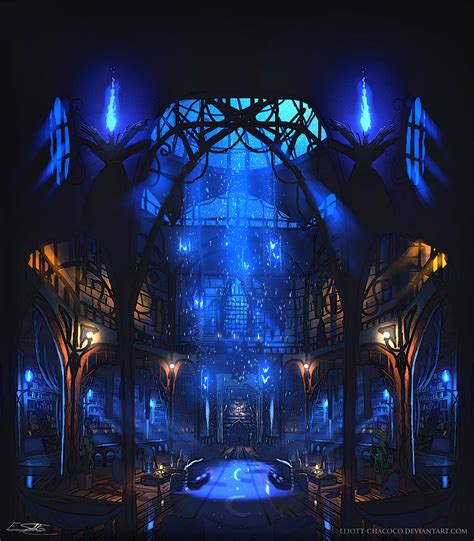 Ravenclaw Common Room by Eliott-Chacoco on DeviantArt