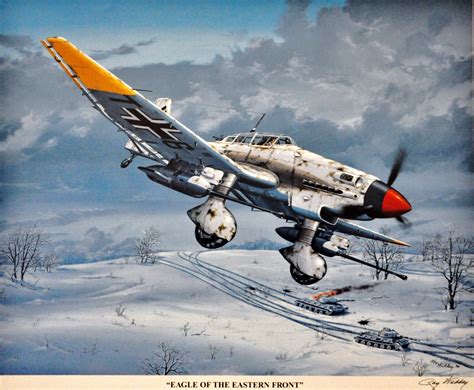 One of the most famous pilots of WWII, Hans-Ulrich Rudel, and his Stuka ...