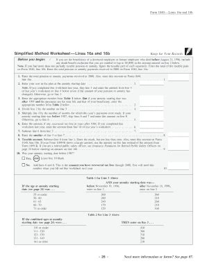 Fillable Online Form 1040 Lines 16a and 16b If you must use the ...