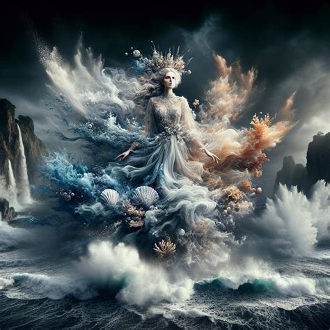 Amphirite, Goddess of the Seas - AI Generated Artwork - NightCafe Creator
