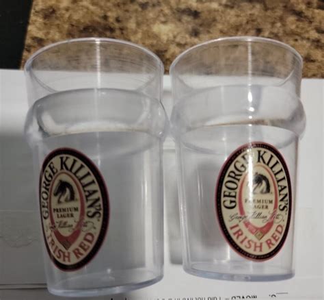 George Killian's Irish Red Beer Plastic Shot Glasses Set of 2 | eBay