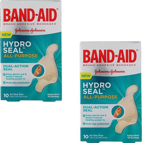 Amazon.com: Band-Aid Brand Hydro Seal Large Waterproof Adhesive ...