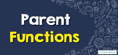 Image result for Basic Parent Functions