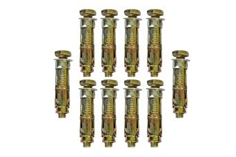 Adiripola Anchor Fasteners,Size 10 mm, Pack of 10 PCS (Gold) : Amazon ...