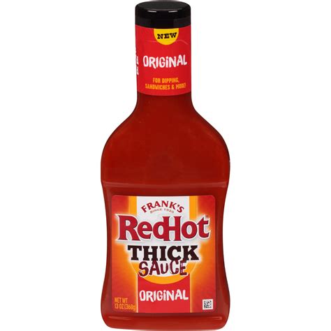Frank's RedHot Original Thick Hot Sauce, 13 oz - Walmart.com