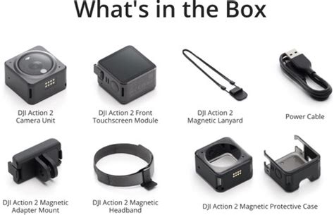 dji Action 2 Dual Screen Combo Dual Screen Combo with Front Touchscreen ...