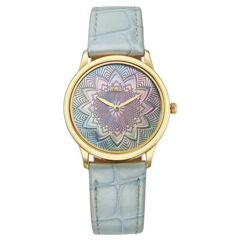 Buy Online Titan Nebula Lotus 18 KT Gold Quartz Analog Blue Mother of ...