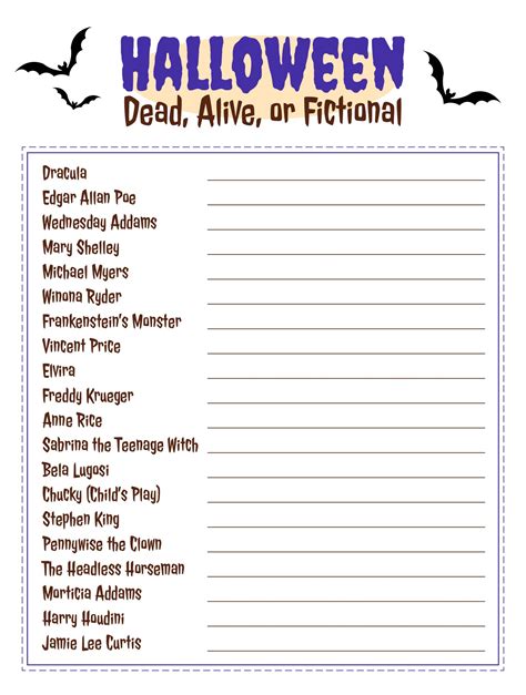 Halloween Games For Adults - 15 Free PDF Printables | Printablee