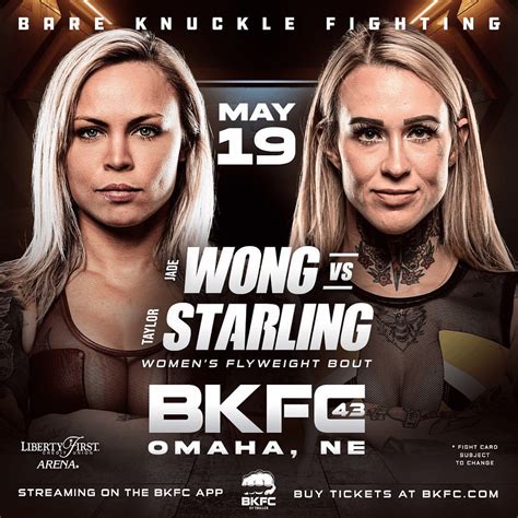 BKFC 43: Jade Masson-Wong vs. Taylor Starling - May 19 : r/WMMA