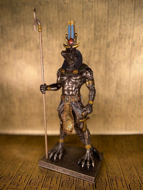 Sobek Egyptian God Statue