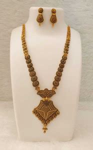 Jyoti Brass Gold-plated Red, Green Jewellery Set Price in India - Buy ...