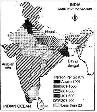 Map Based Work: Population- Distribution, Density, Growth and ...